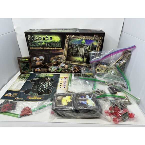 Secrets Of The Lost Tomb 1st Edition Everything Epic Adventure Game Complete! - Picture 1 of 16